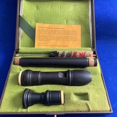 Moeck 529 Rottenburgh Soprano Recorder - African Blackwood Grenadilla
