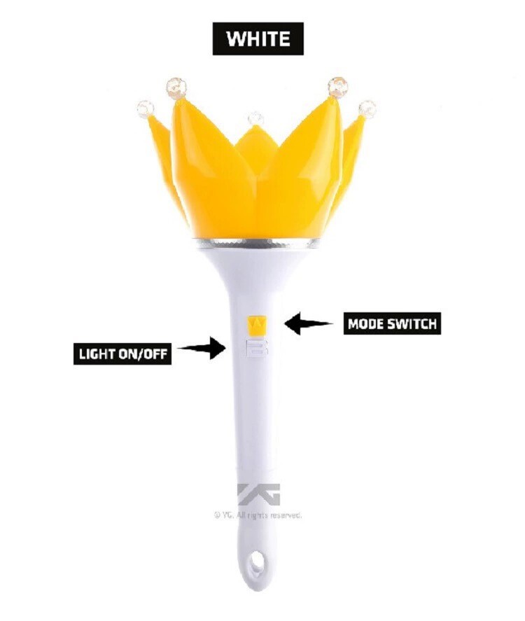 BIGBANG G-DRAGON TOP- Light Stick V.4 Concert Fans Support Glow Crown Hand Lamp