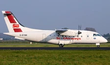 Dornier 328 Do-328-110 Scott Airways Desktop Wood Airplane New Model Small 1/72