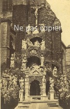 Antwerp circa 1865 CDV church Saint Paul Calvary BELGIUM