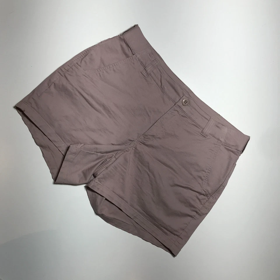 Shorts chino tático feminino 5.11 10 rosa malva cintura média 5 polegadas midi elástico - Imagem 2 de 4