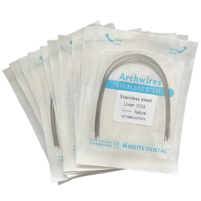 20Packs Dental Orthodontic Stainless Steel Arch Wires Round Ovoid/Natural Arcs