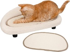 Cat Sisal Scratcher Bed W/ Refill Pad Horizontal Scratching Sofa Sisal Couch