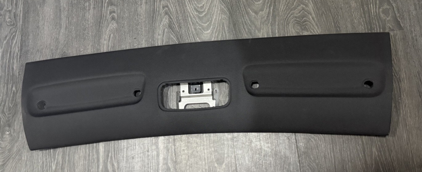 Lamborghini Huracan 4T0867512F Roof Visor Trim Panel OEM Black Leather