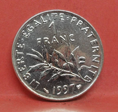 Pièce 1 franc semeuse 1997 - état FDC - monnaie Française - n°1735 - Photo 1/2