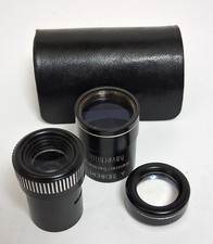 Vintage A. Seibert Wetzlar Germany Haverhills Loupe Emoskop Magnifier and Case