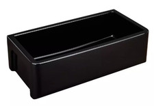 Signature Hardware 36" Grigham Fireclay Farmhouse Sink - Gloss Black