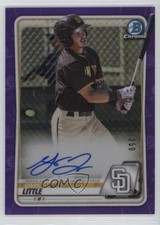 2020 Bowman Chrome Prospects Purple Refractor /250 Grant Little #CPA-GL Auto 0w8