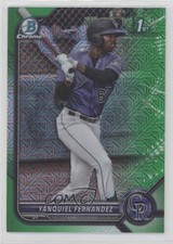 2022 Bowman Chrome Mega Box Green Mojo Refractor 94/99 Yanquiel Fernandez 1cx3