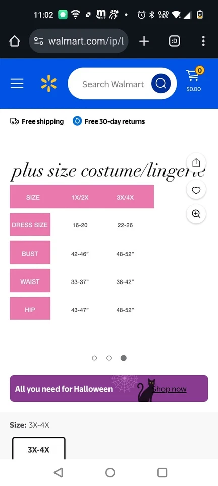 Nuevo Leg Avenue Top Gun Vestido de Vuelo Disfraz Halloween Juegos con disfraces Talla Grande 1X 2 X Foto 3 de 4