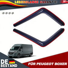 2x In-channel Windabweiser Regenabweiser Getönt Für Peugeot Boxer 2006-2022