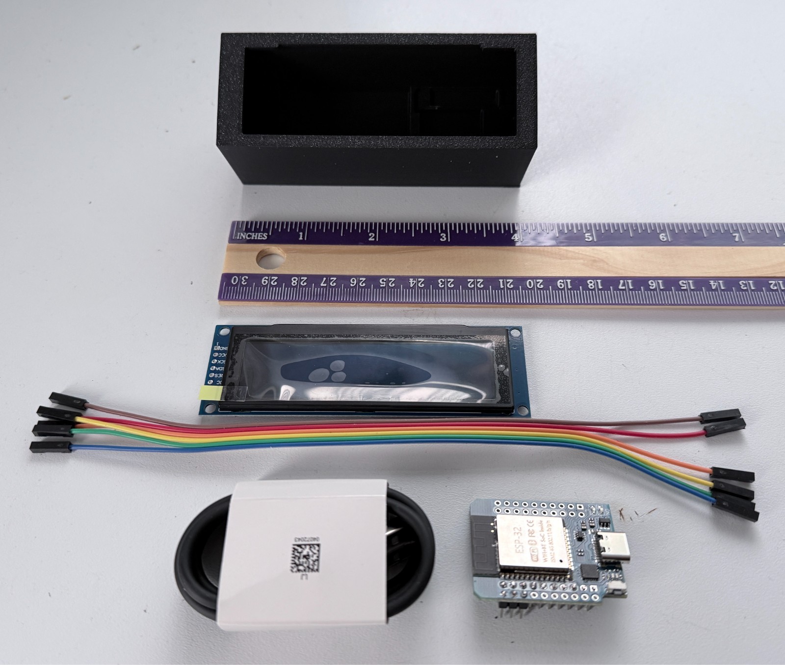 Small Electronic Train Railway Tube Tram Bus Departure Board Yellow components.