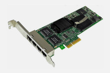 Intel PRO/1000VT Quad Port PCIe Gigabit Ethernet Server Adapter Dell P/N 0YT674