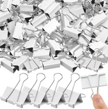 Jetec 200 Pcs Extra Large Binder Clips Bulk 2 Inch Metal Jumbo Binder Clips Offi