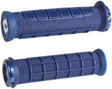 ODI Elite Pro V2.1 Grips - Blue, Lock-On