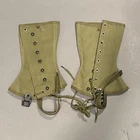 US WW2 Military Gaiters Leggings NOS Unissued Size 2R 1945