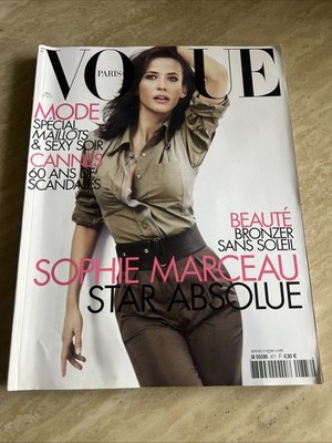 2007 MAY VOGUE PARIS MAGAZINE - SOPHIE MARCEAU - HIGH END FASHION