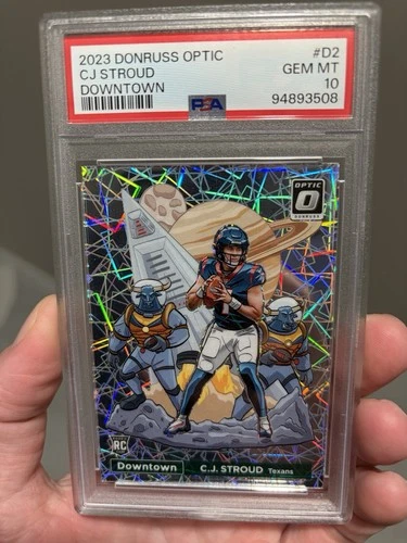 Panini Donruss Optic Downtown Rookie C.J. Stroud Texans #D-2 PSA 10