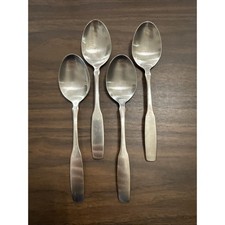 Oneida Community Stainless Paul Revere Set Of 4 Place Oval Soup Spoons 6 3/4"