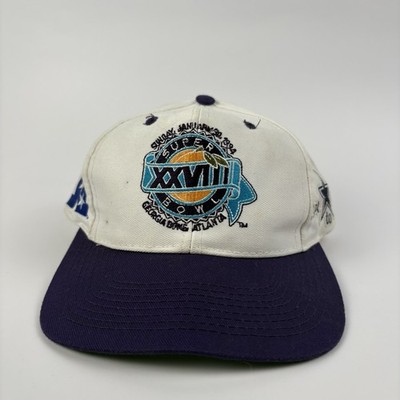 Vintage Super Bowl XXVIII Hat Cap Snap Back Mens One Size White NFL Football 90s
