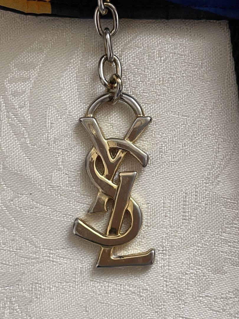 Autentica borsa tote bag Yves Saint Laurent modello LOVE con ciondolo logo