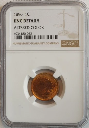 1896 Indian Head Small Cent UNC DETAILS NGC 1C