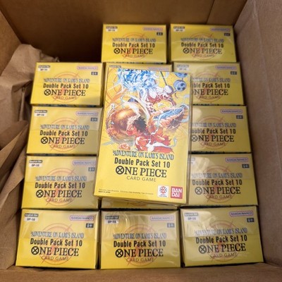 Lot of 15 - ONE PIECE CARD GAME OP-15 DOUBLE PACK SET 10 ENGLISH