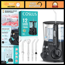 Advanced Water Dental Flosser for Teeth - 2 Modes, 12 Pressure Settings, Oral Ca