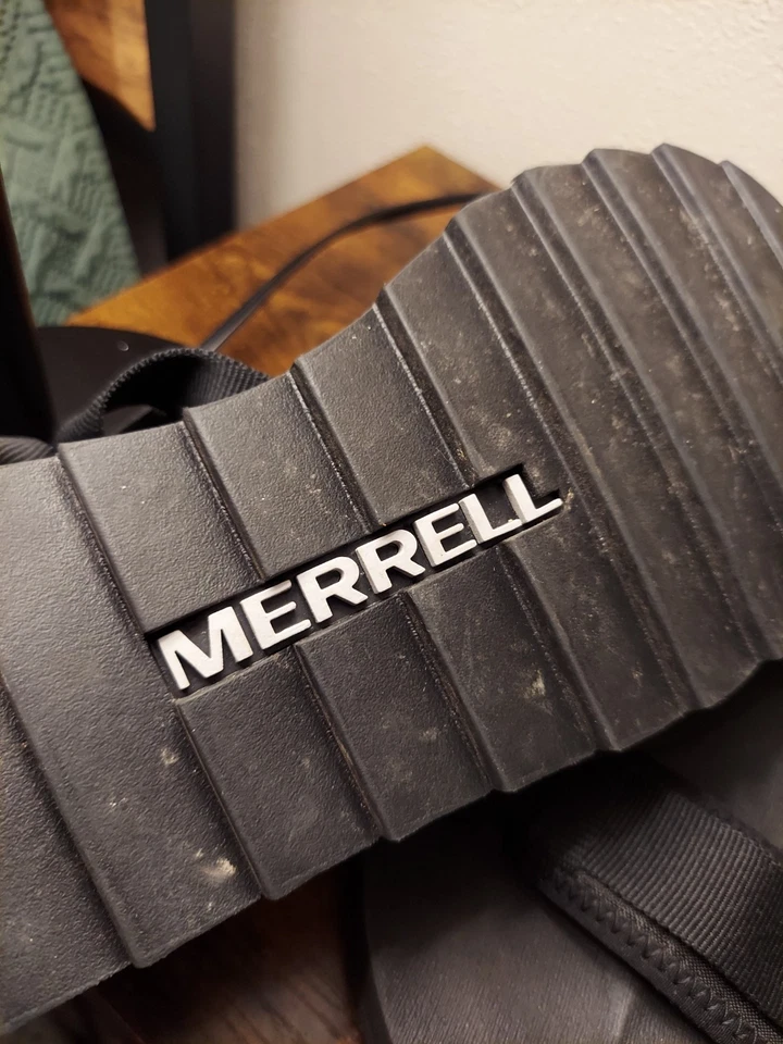 Sandalias con correa alpina Merrell para hombre color negro talla 11 NUEVAS/caja Foto 2 de 4