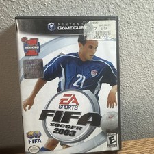 FIFA Soccer 2003 (Nintendo GameCube, 2002) Game & Case