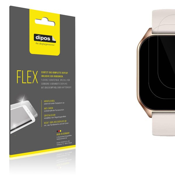 2X 3D Full Cover Schutzfolie FüR Zimaoer Smartwatch 1.85 Zoll Panzerfolie-image