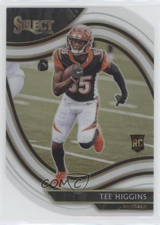 2020 Panini Select Field Level White Prizm Die-Cut Tee Higgins #360 2l4