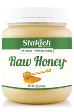 5 lb Raw Honey 100 Natural Pure Gluten GMO FREE Best Fresh USA Produced SALE