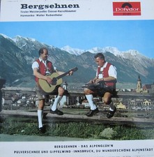 7" EP-COVER - KULT aus den BERGEN - TIROL - BERGSEHNEN mit dem TIROLER MEISTERJ.