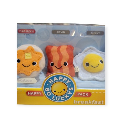 Hallmark Happy Go Luckys Limited Edition Series 1 Breakfast Buds Rare FLAP Plush - Picture 10 of 10