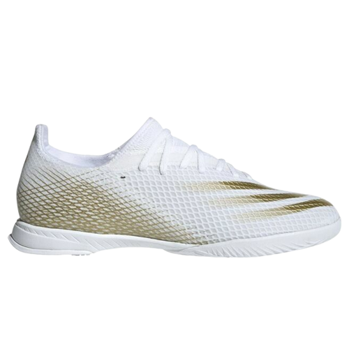 adidas X Ghosted.3 IN White Metallic Gold Melange