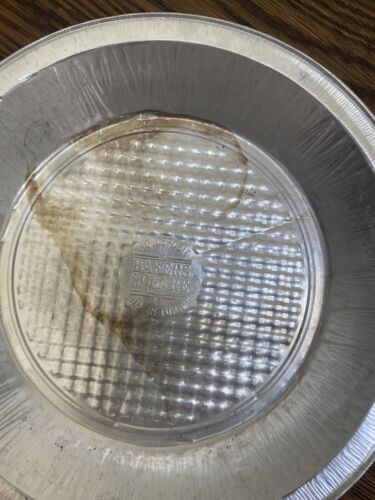 4 Vintage Bakers Square Pie Plate Aluminum Pie Pan Tin Plate 9" - Picture 5 of 5