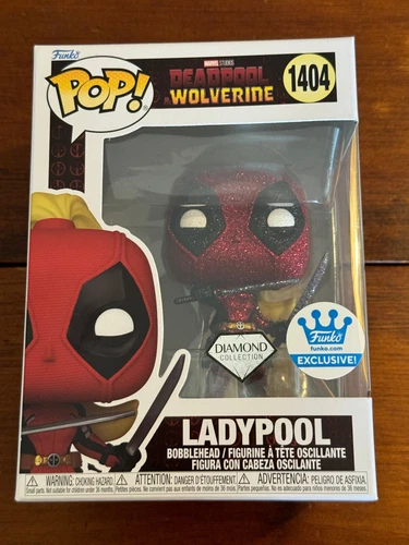 FUNKO POP MARVEL DEADPOOL/WOLVERINE #1404 LADYPOOL Diamond Exclusive-FAST SHIP