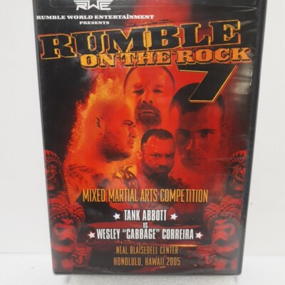 New DVD Rumble on the Rock 2005 Cabbage vs Tank Abbott MMA Fighting ...