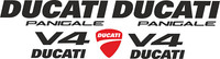 Aufkleber Replica Panigale V4S , Ducati Panigale Decals , Sticker V4S