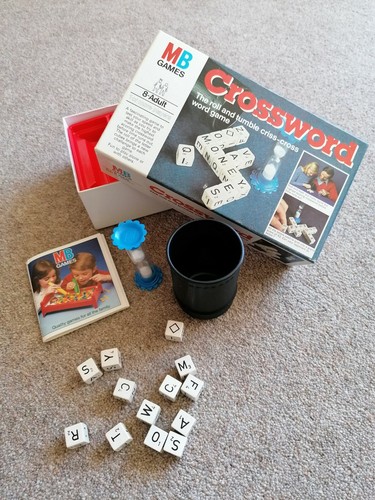 Vintage MB - 'Crossword' The Roll and Tumble Crisscross Word Game - Ages 8 & Up - Picture 8 of 8