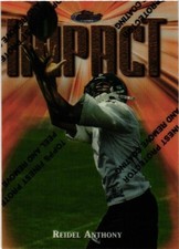 1997 Topps Finest #221 Reidel Anthony Tampa Bay Buccaneers Rookie Card . rookie card picture