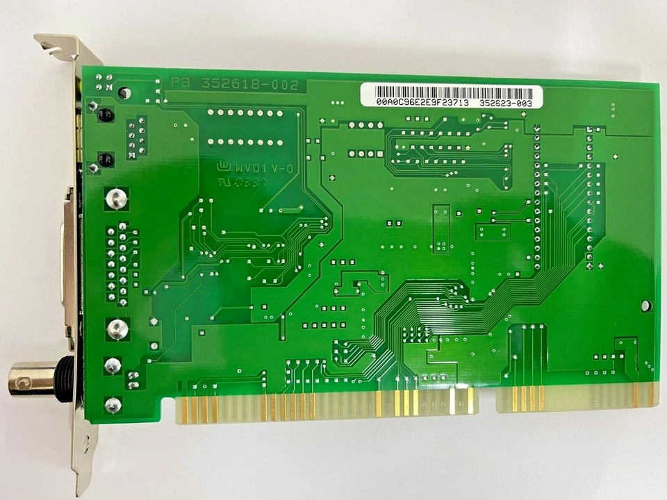 RARE VINTAGE INTEL ISA ETHERNET ADAPTER THICK THIN RJ45 EJMNIO-EPX1SA3W USA LAN5 - Image 2 of 3