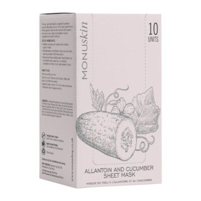  Monuskin Allantoin und Gurke Blatt Maske 10
