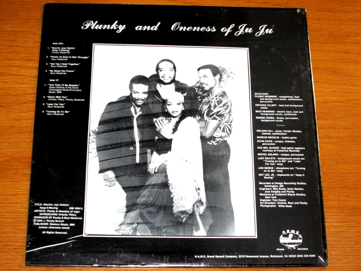 【廃盤LP】Plunky & Oneness Of JuJu / Electri NEW SEALED FUNK/SOUL LP - PLUNKY & ONENESS OF JU JU