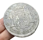 8 Reales 1808 Spanish Colonial LIMAE Peru Spanish Silver, Carolus IIII, ME, JP