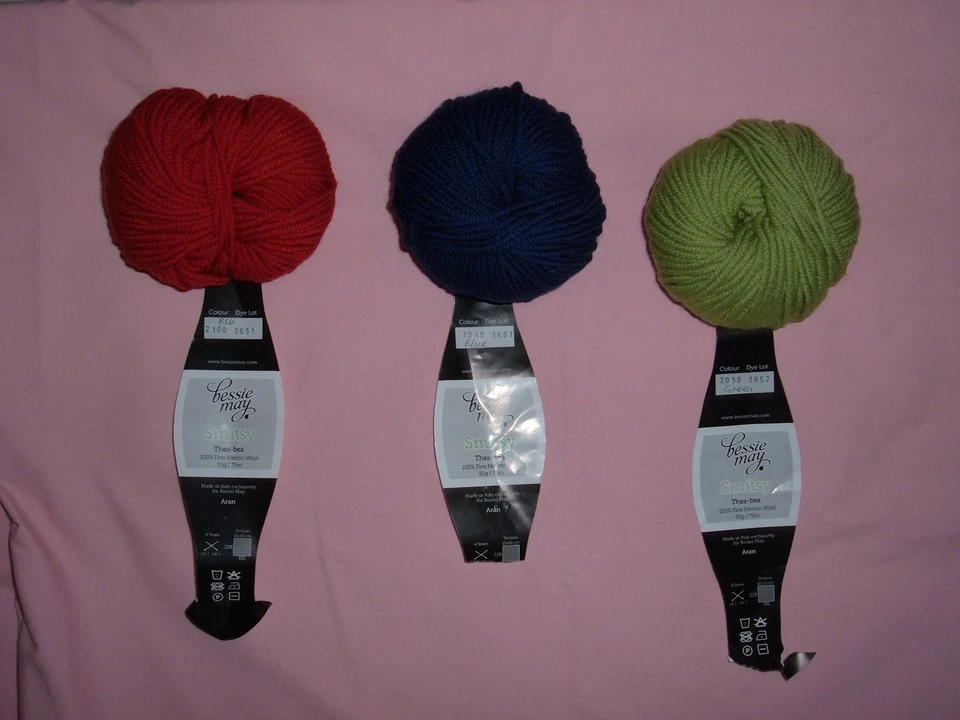 Tweed, Aran yarns - mixed fibre blends various brands 100% to the Rosie Charity