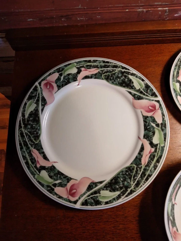 Gibson Rosa Cala Lilly Flores PLATOS DE CENA Y ENSALADA, CUENCOS, TAZAS, PLATILLOS Foto 3 de 4