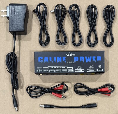 Open-Box Caline Guitar Pedal Power Supply CP-01 [9V/12V/15V/18V] 8 DC Output