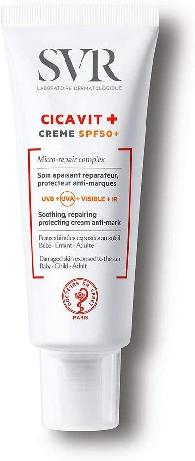 Crème soin solaire réparateur et apaisant SPF 50+ Tube de 50ml